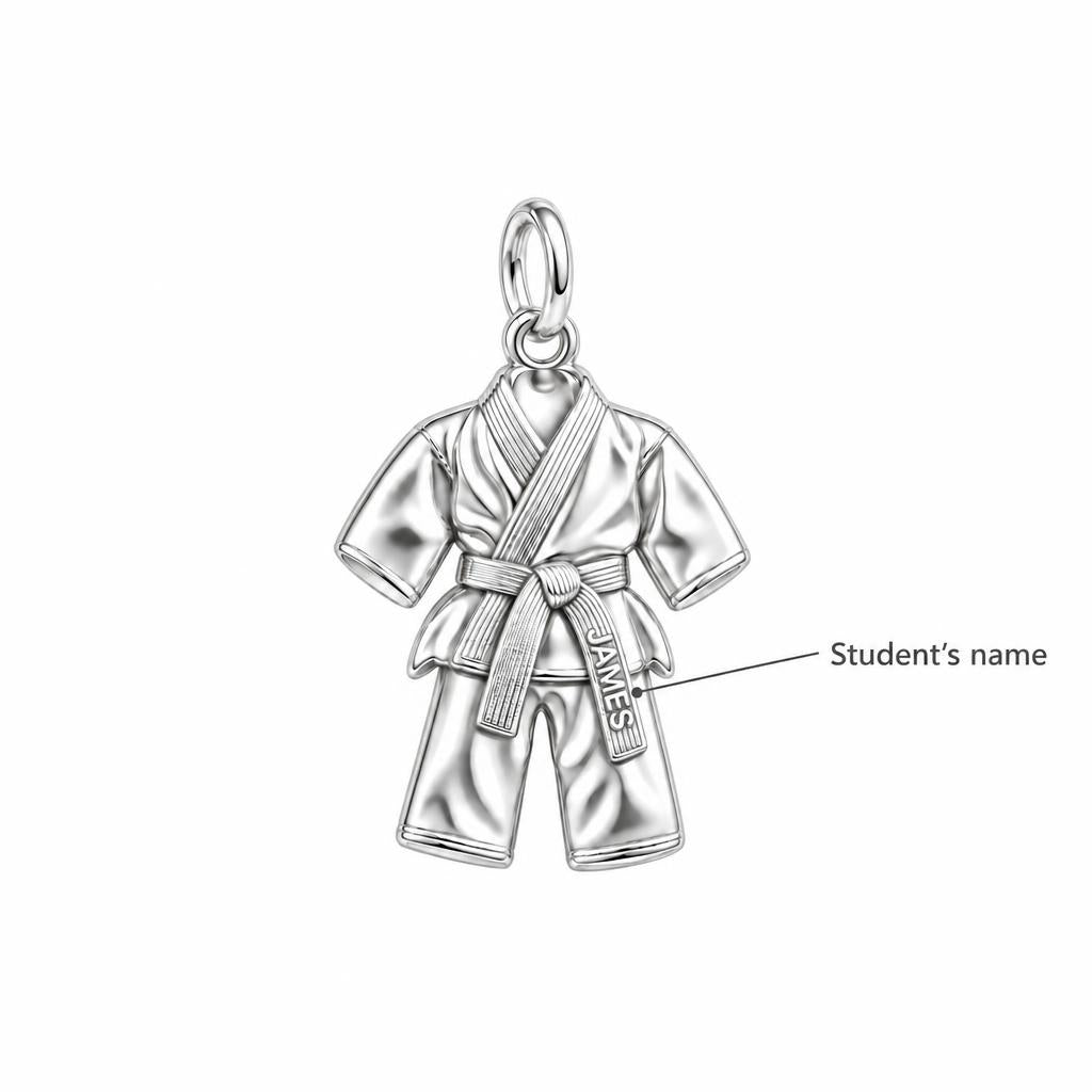 Martial Arts Gi Charm Bracelet – Personalized Student Gift – personalization guide