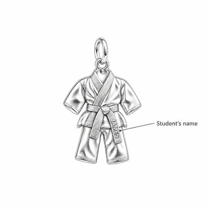 Martial Arts Gi Charm Bracelet – Personalized Student Gift – personalization guide