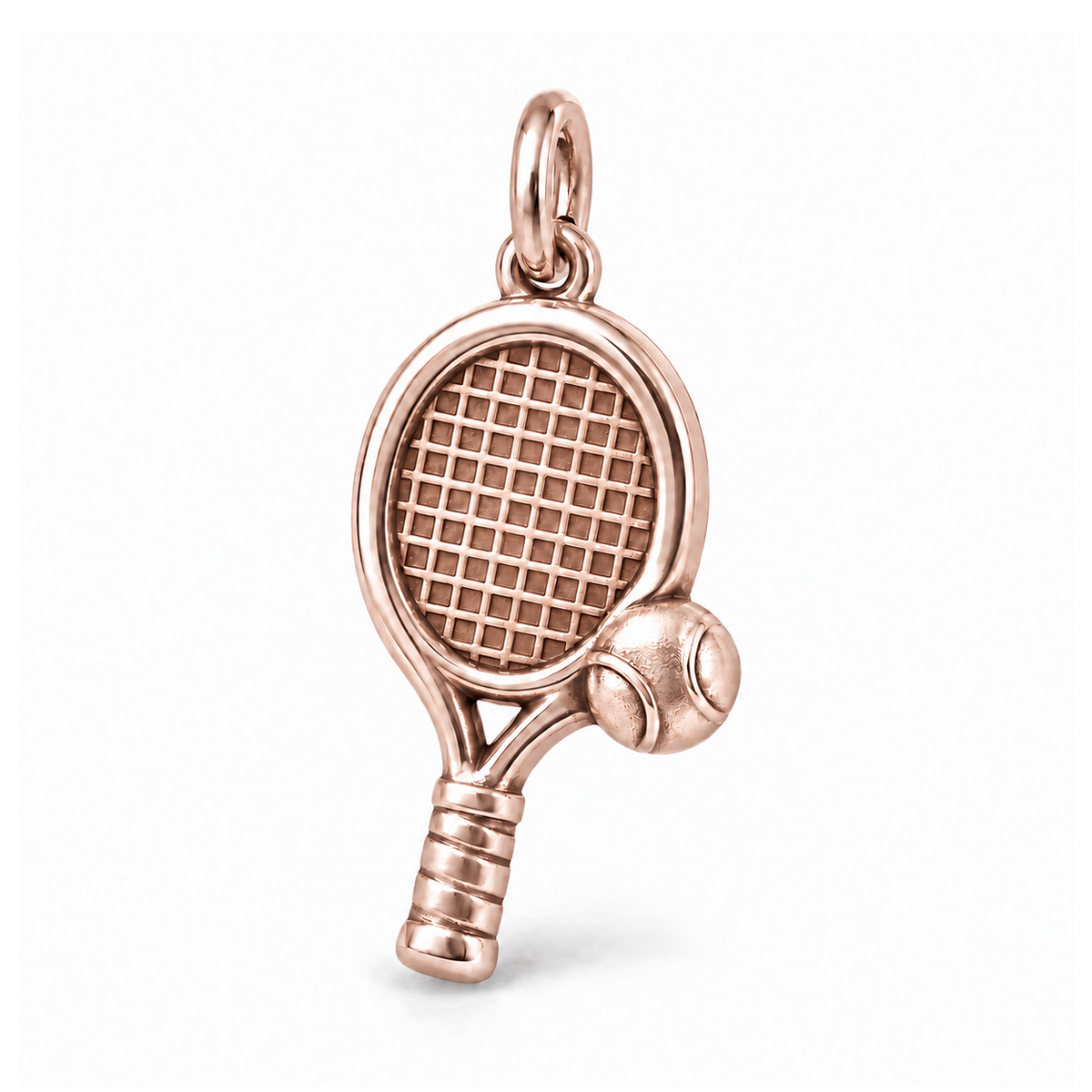 Match Point Tennis Charm — Rose Gold | charm-topics-remaining-444-2026-09-14 | topic-341