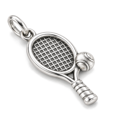 Match Point Tennis Charm — Silver Super Macro | charm-topics-remaining-444-2026-09-14 | topic-341