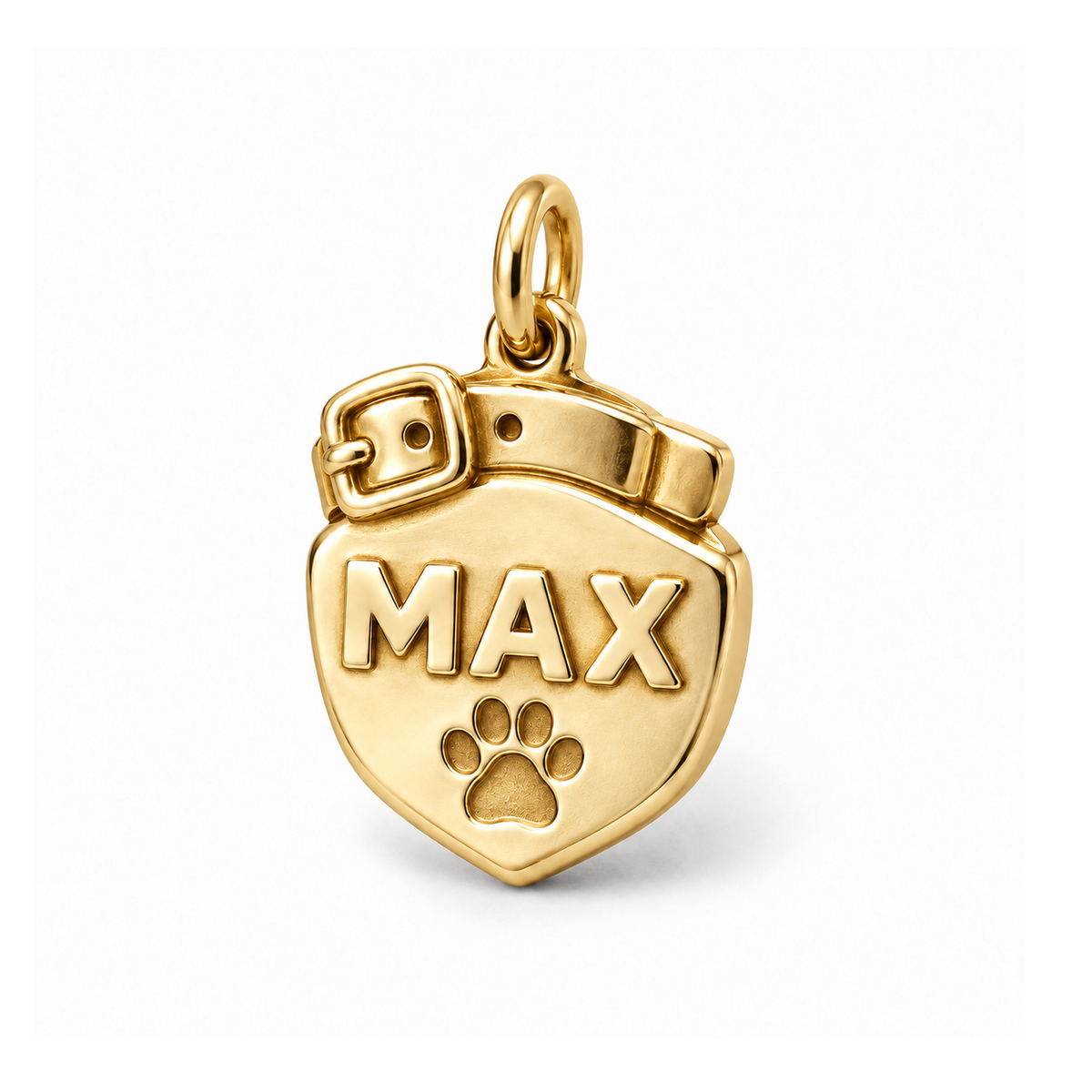 Max Collar Tag Charm — Gold | charm-topics-remaining-444-2026-09-14 | topic-335