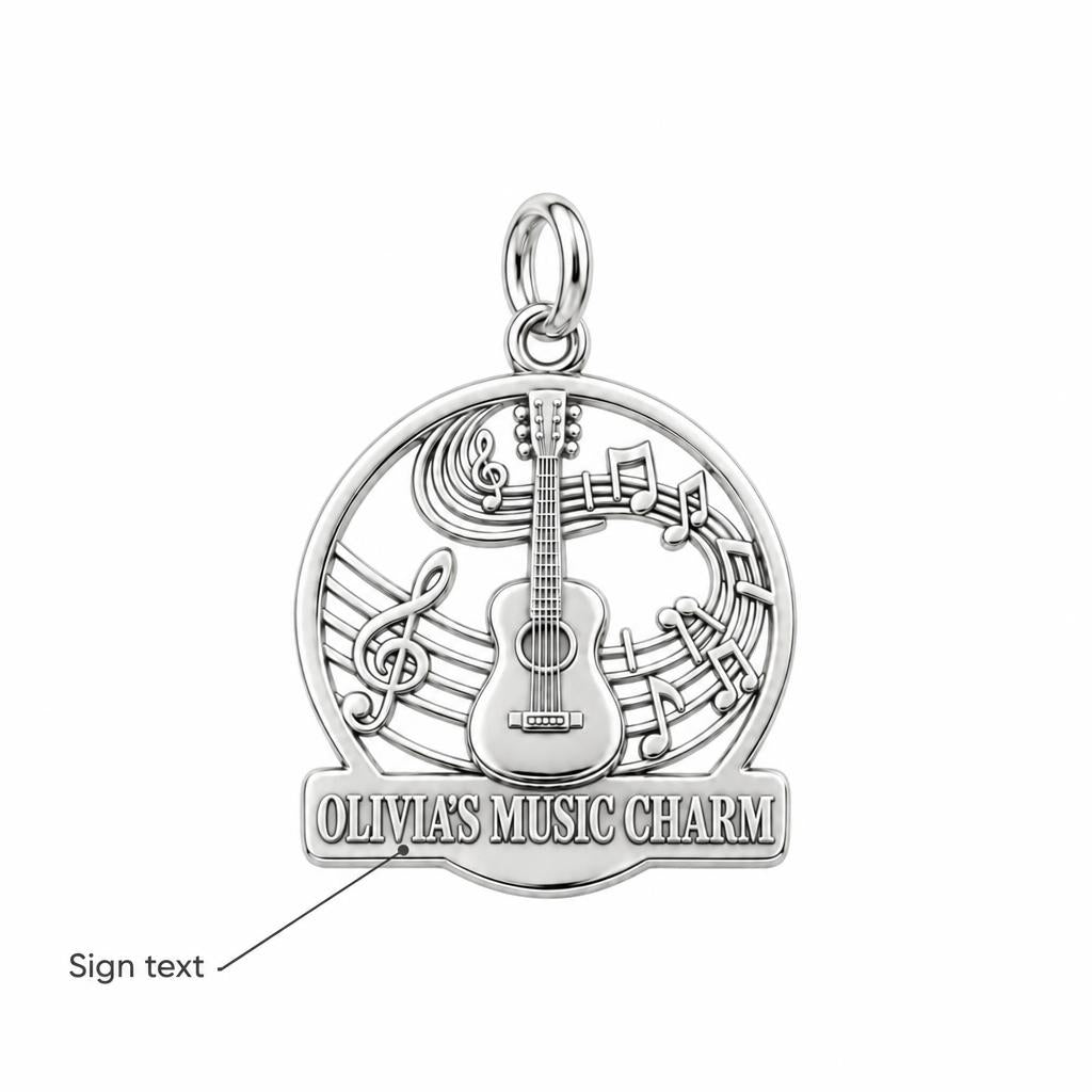Melody of the Soul Charm Bracelet – Personalized Musician Gift – personalization guide