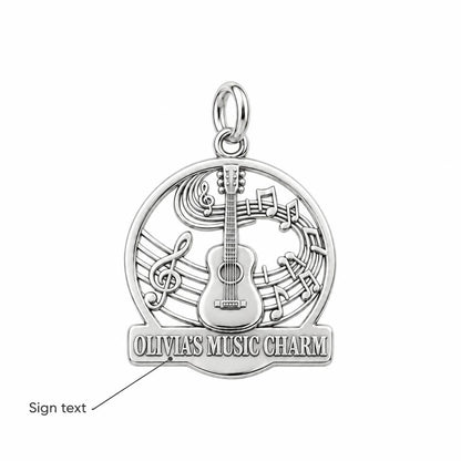 Melody of the Soul Charm Bracelet – Personalized Musician Gift – personalization guide