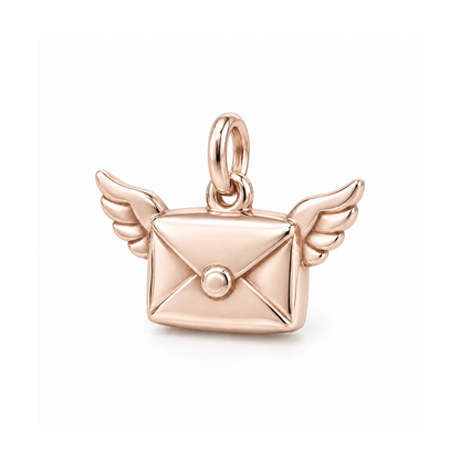 Message on Wings Charm — Rose Gold | charm-topics-remaining-444-2026-09-14 | topic-140