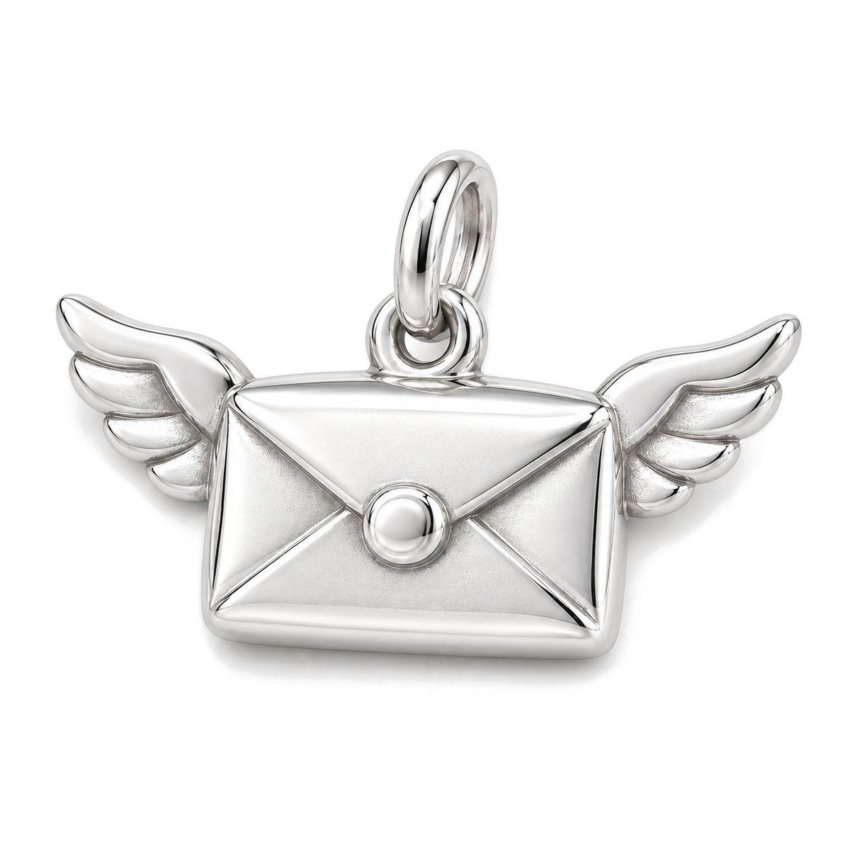 Message on Wings Charm — Silver Super Macro | charm-topics-remaining-444-2026-09-14 | topic-140