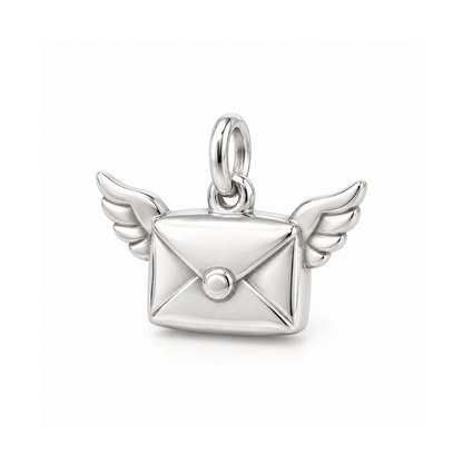 Message on Wings Charm — Silver | charm-topics-remaining-444-2026-09-14 | topic-140