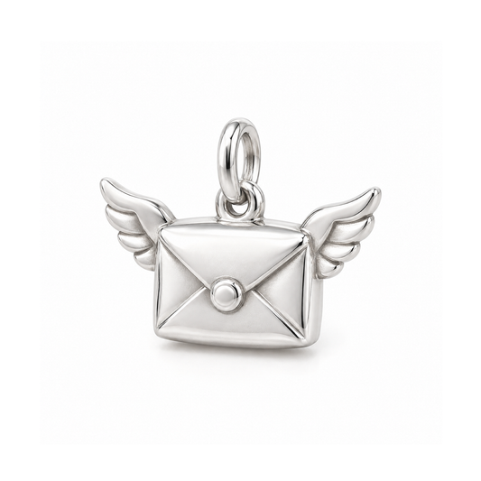 Message on Wings Charm — Silver | charm-topics-remaining-444-2026-09-14 | topic-140