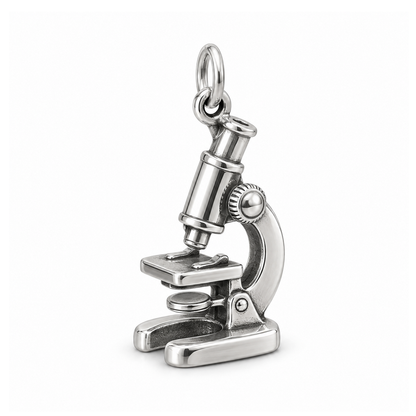 Microscope Charm — Silver | charm-topics-remaining-444-2026-09-14 | topic-192