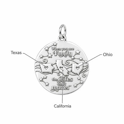 Miles Don't Matter Charm Bracelet – Personalized Family Gift – personalization guide