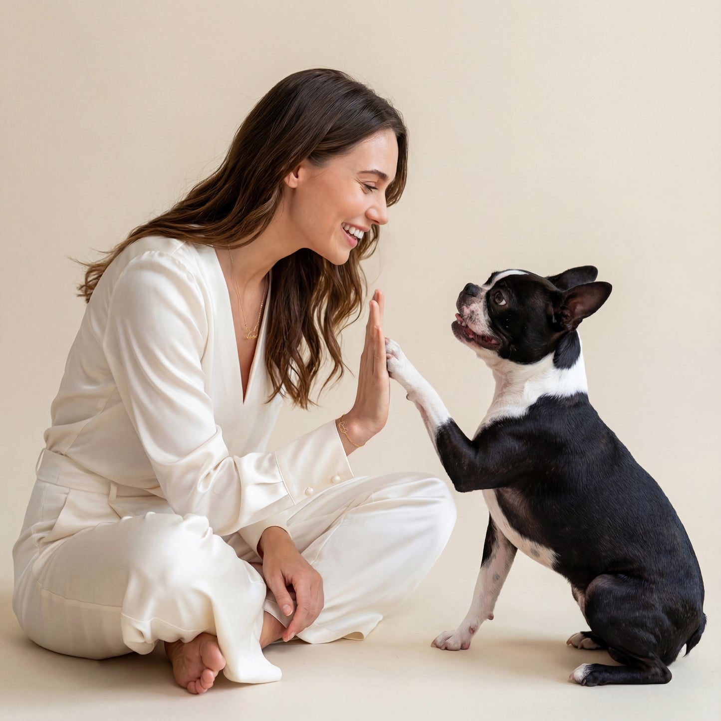 Soulyshine Whisper Outline Your Pet's Face and Name - Handcrafted Bracelet