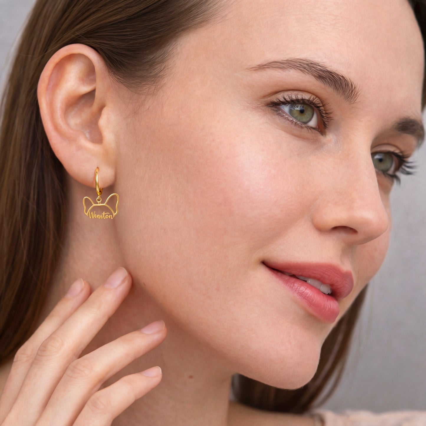 Soulyshine Whisper of Paws – Personalized Your Pet's Face Earings