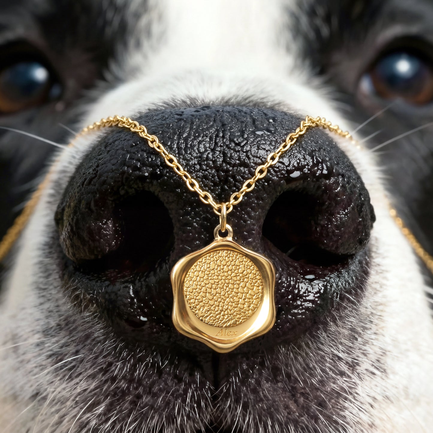 Soulyshine Precious Nose  -  Upload Pet Nose Photo Necklace