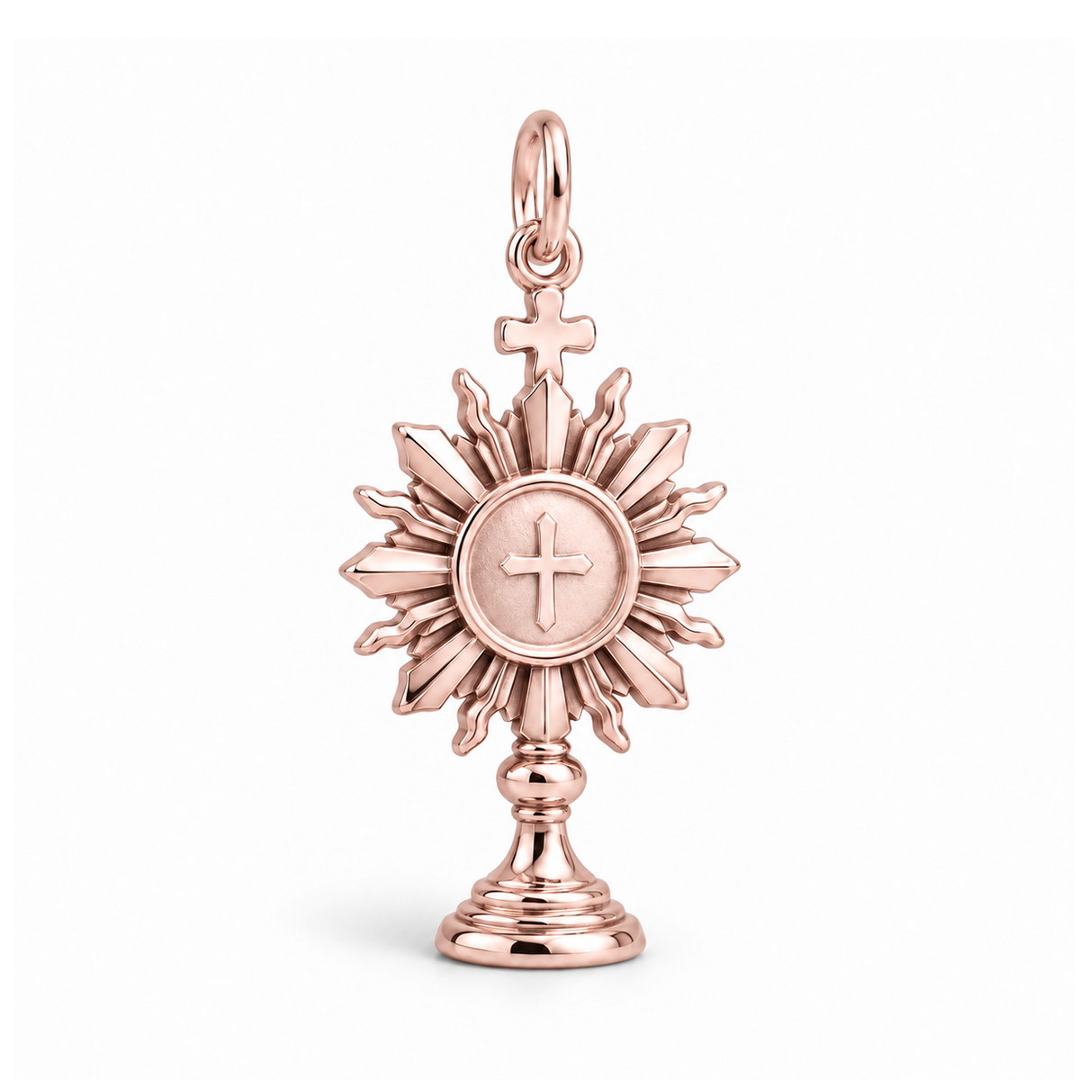 Monstrance Charm — Rose Gold | charm-topics-remaining-444-2026-09-14 | topic-052