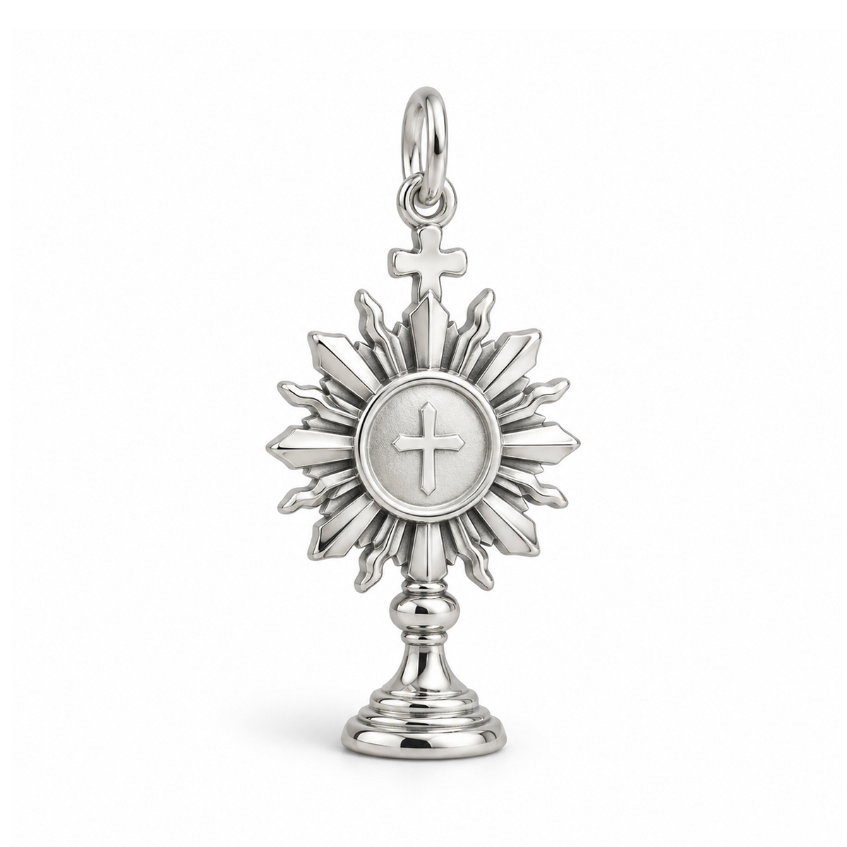 Monstrance Charm — Silver | charm-topics-remaining-444-2026-09-14 | topic-052
