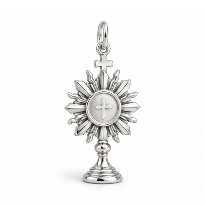 Monstrance Charm — Silver | charm-topics-remaining-444-2026-09-14 | topic-052
