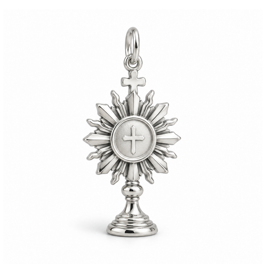 Monstrance Charm — Silver | charm-topics-remaining-444-2026-09-14 | topic-052