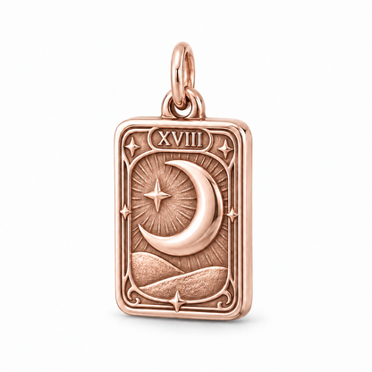 Moon Tarot Charm — Rose Gold | charm-topics-remaining-444-2026-09-14 | topic-189