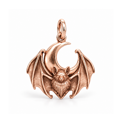 Moonlit Bat Charm — Rose Gold | charm-topics-remaining-444-2026-09-14 | topic-162
