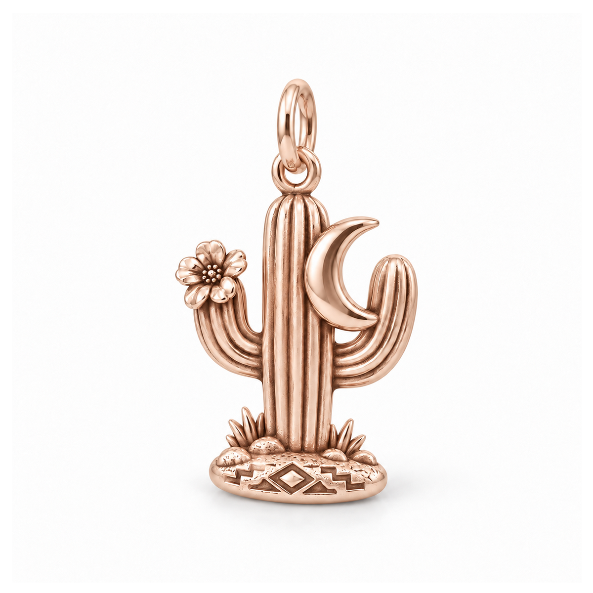 Moonlit Cactus Charm — Rose Gold | charm-topics-remaining-444-2026-09-14 | topic-235