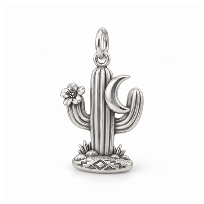 Moonlit Cactus Charm — Silver | charm-topics-remaining-444-2026-09-14 | topic-235