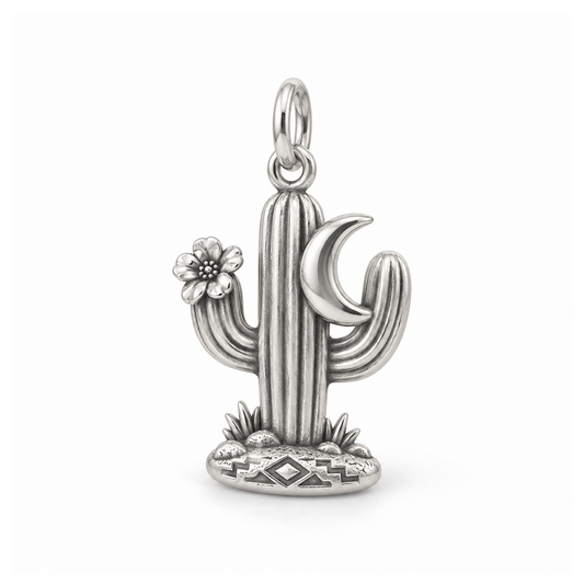 Moonlit Cactus Charm — Silver | charm-topics-remaining-444-2026-09-14 | topic-235