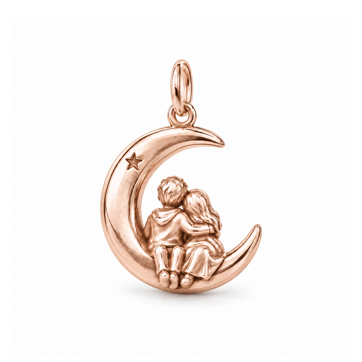 Moonlit Embrace Charm — Rose Gold | charm-topics-remaining-444-2026-09-14 | topic-387