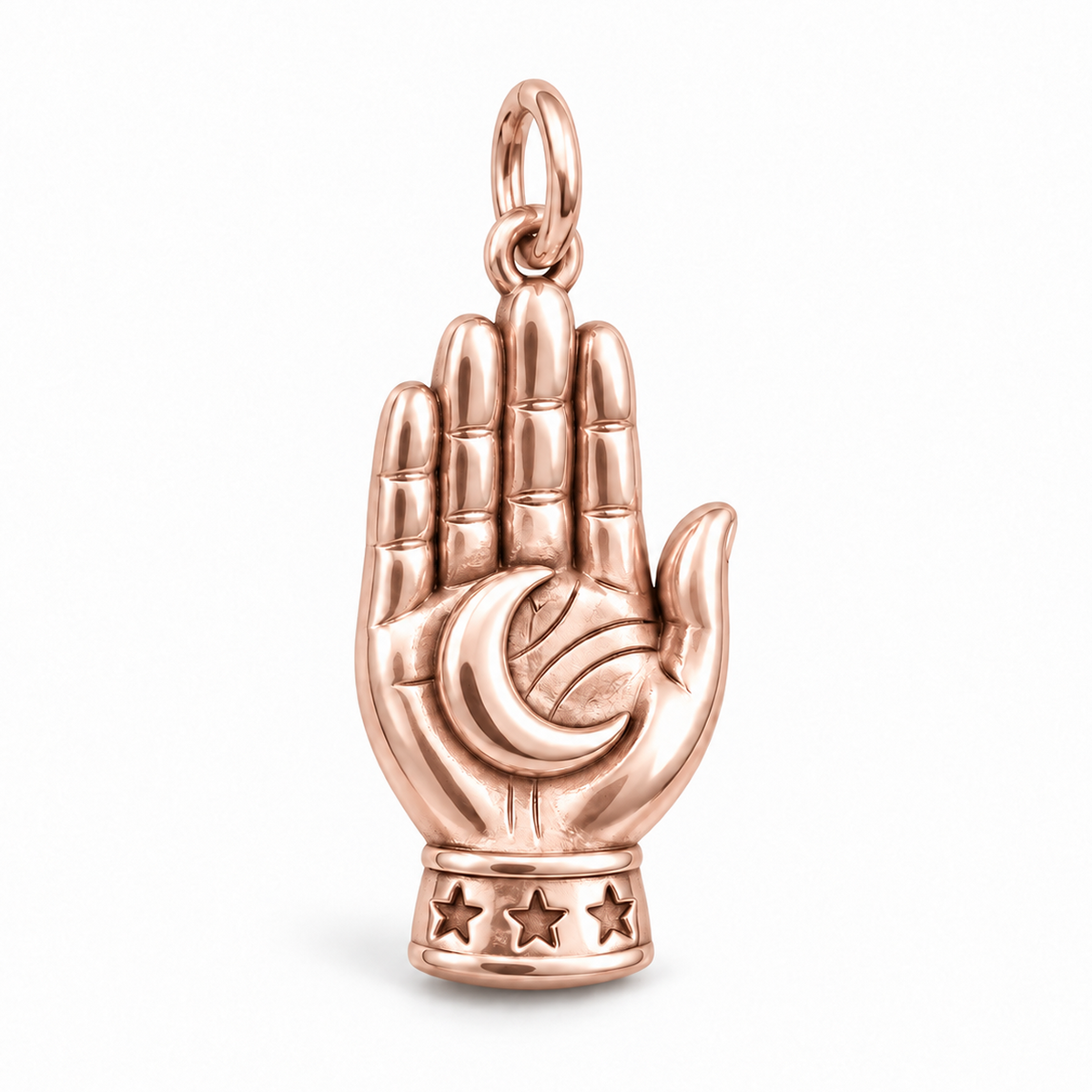 Moonlit Palm Charm — Rose Gold | charm-topics-remaining-444-2026-09-14 | topic-186