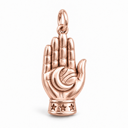 Moonlit Palm Charm — Rose Gold | charm-topics-remaining-444-2026-09-14 | topic-186