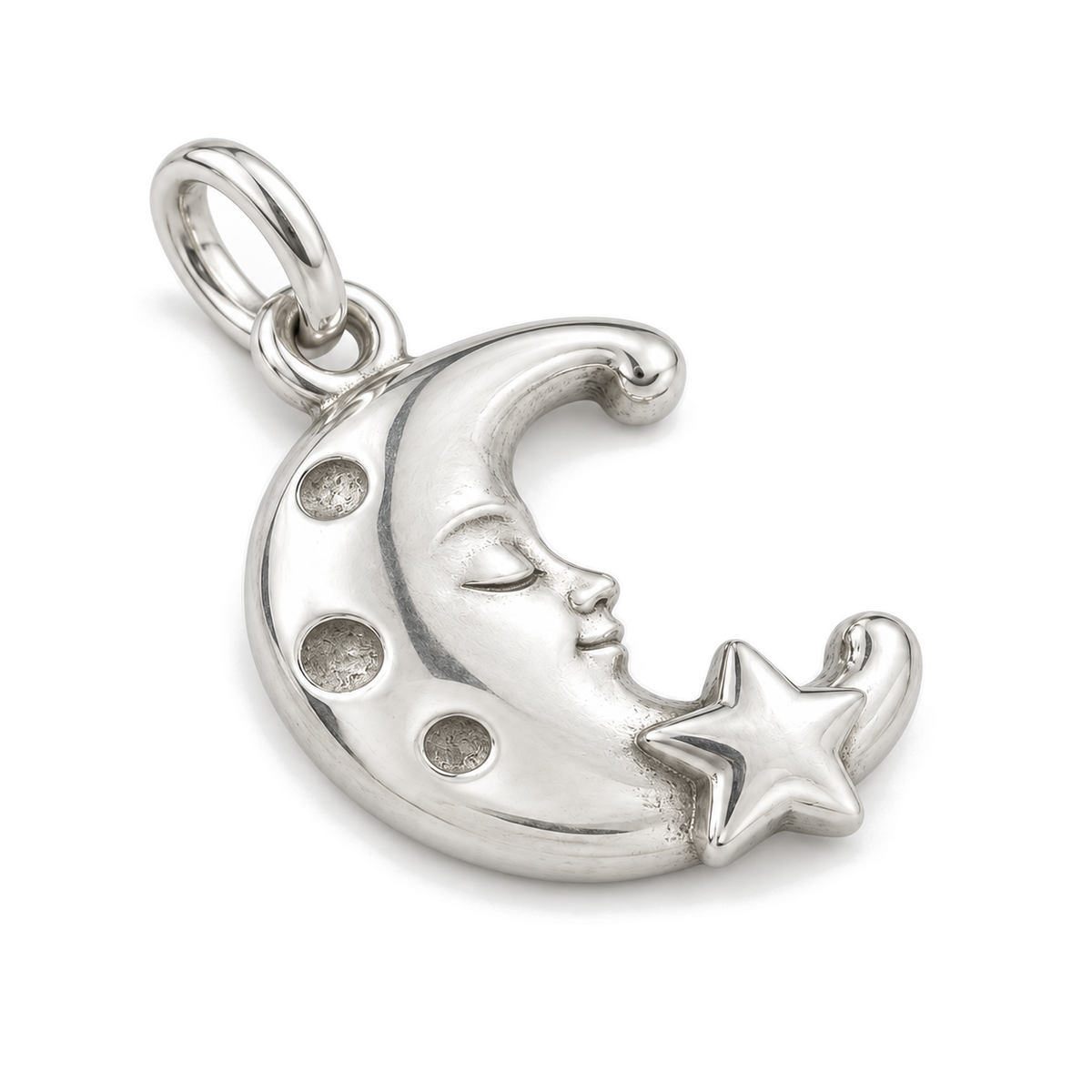 Moonlit Slumber Charm — Silver Super Macro | charm-topics-remaining-444-2026-09-14 | topic-356