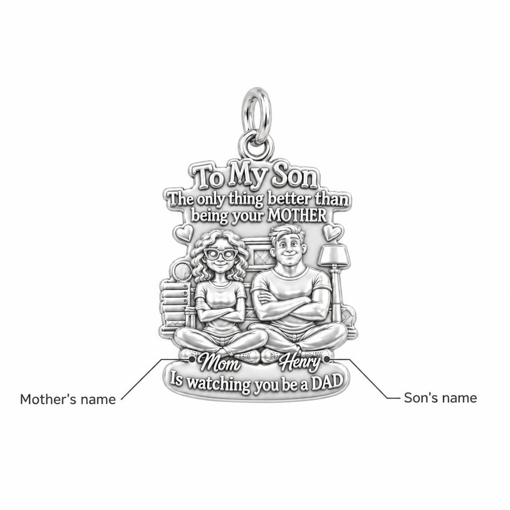 Mother and Son Bond Charm Bracelet – Personalized Mom Gift – personalization guide