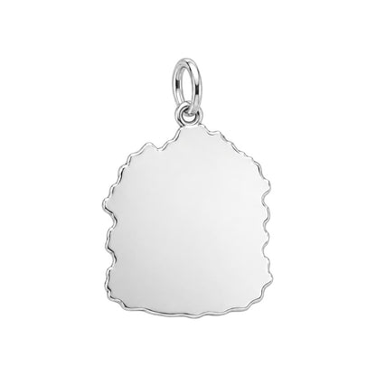 Mountain Trail Best Friends Charm Bracelet Set – back of the charm, engraving area
