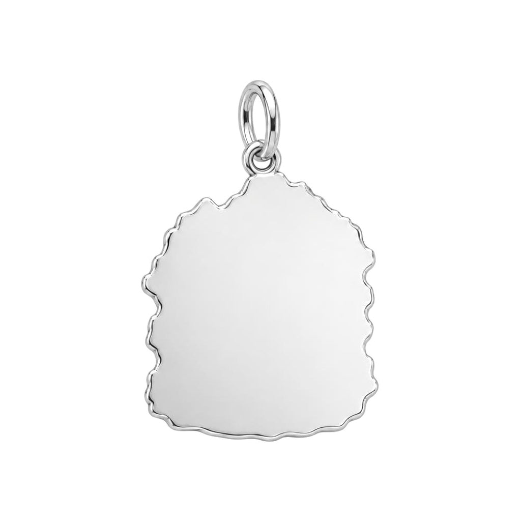 Mountain Trail Best Friends Charm Necklace Set – back of the charm, engraving area
