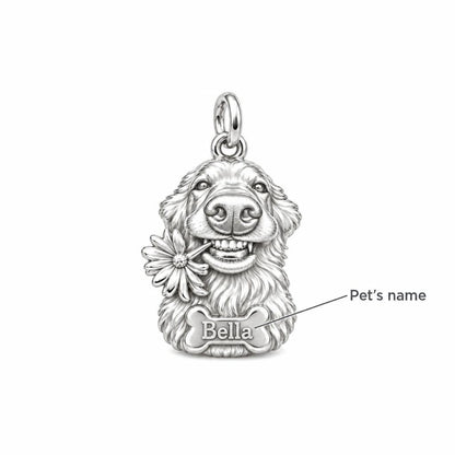 My Silly Dog Portrait Charm Bracelet – Personalized Dog Mom Gift – personalization guide