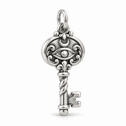 Mystic Key Charm — Silver | charm-topics-remaining-444-2026-09-14 | topic-188