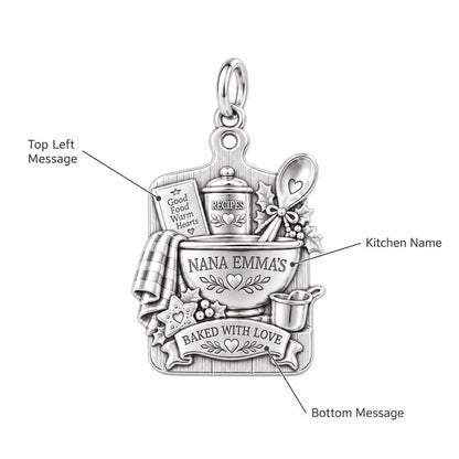 Nana's Heartfelt Kitchen Charm Bracelet – Personalized Gift – personalization guide