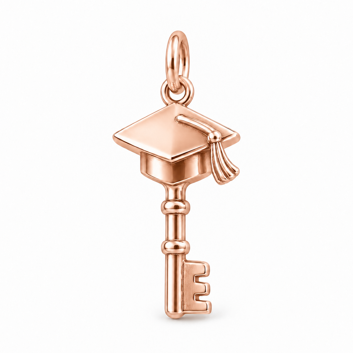 New Beginnings Key Charm — Rose Gold | charm-topics-remaining-444-2026-09-14 | topic-397