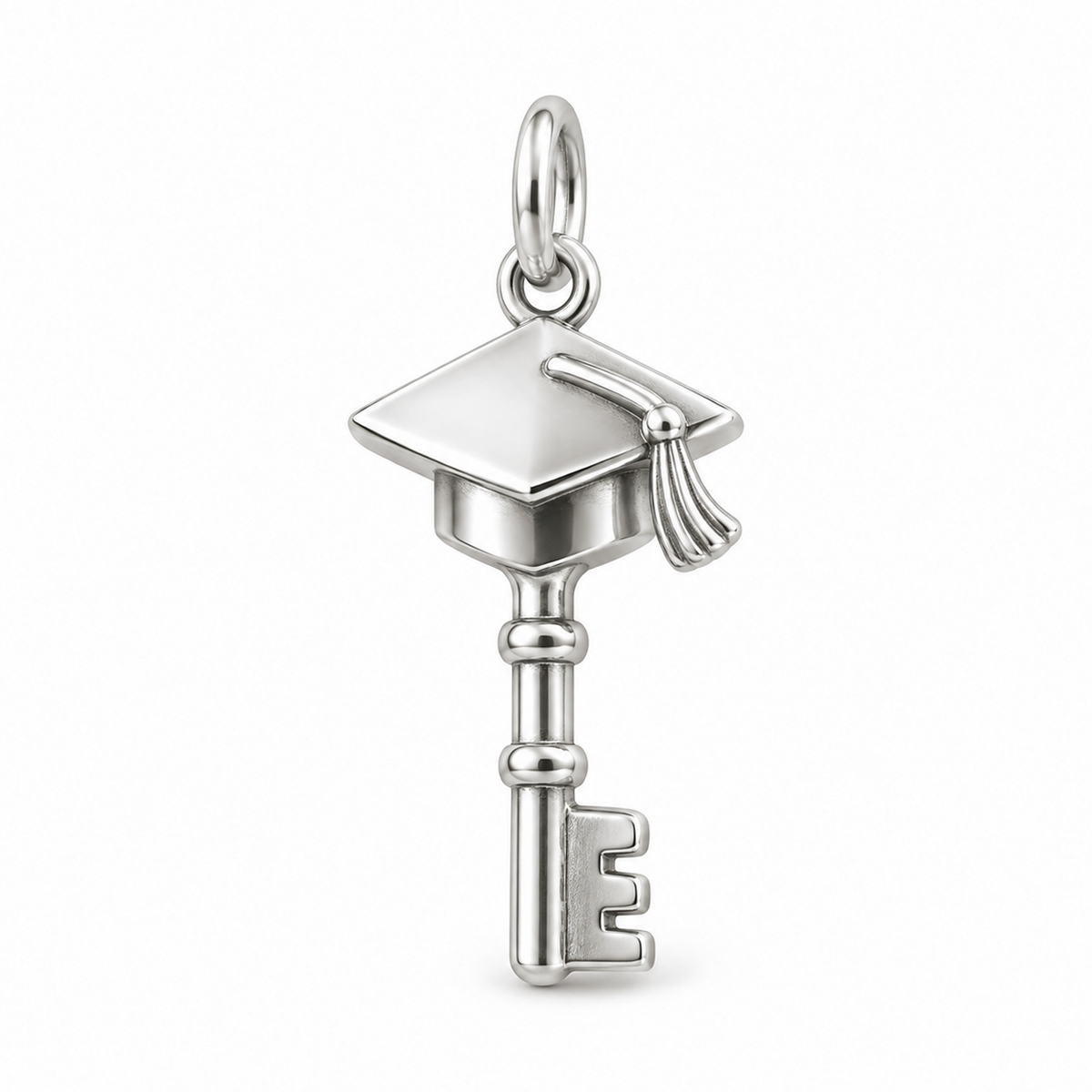 New Beginnings Key Charm — Silver | charm-topics-remaining-444-2026-09-14 | topic-397