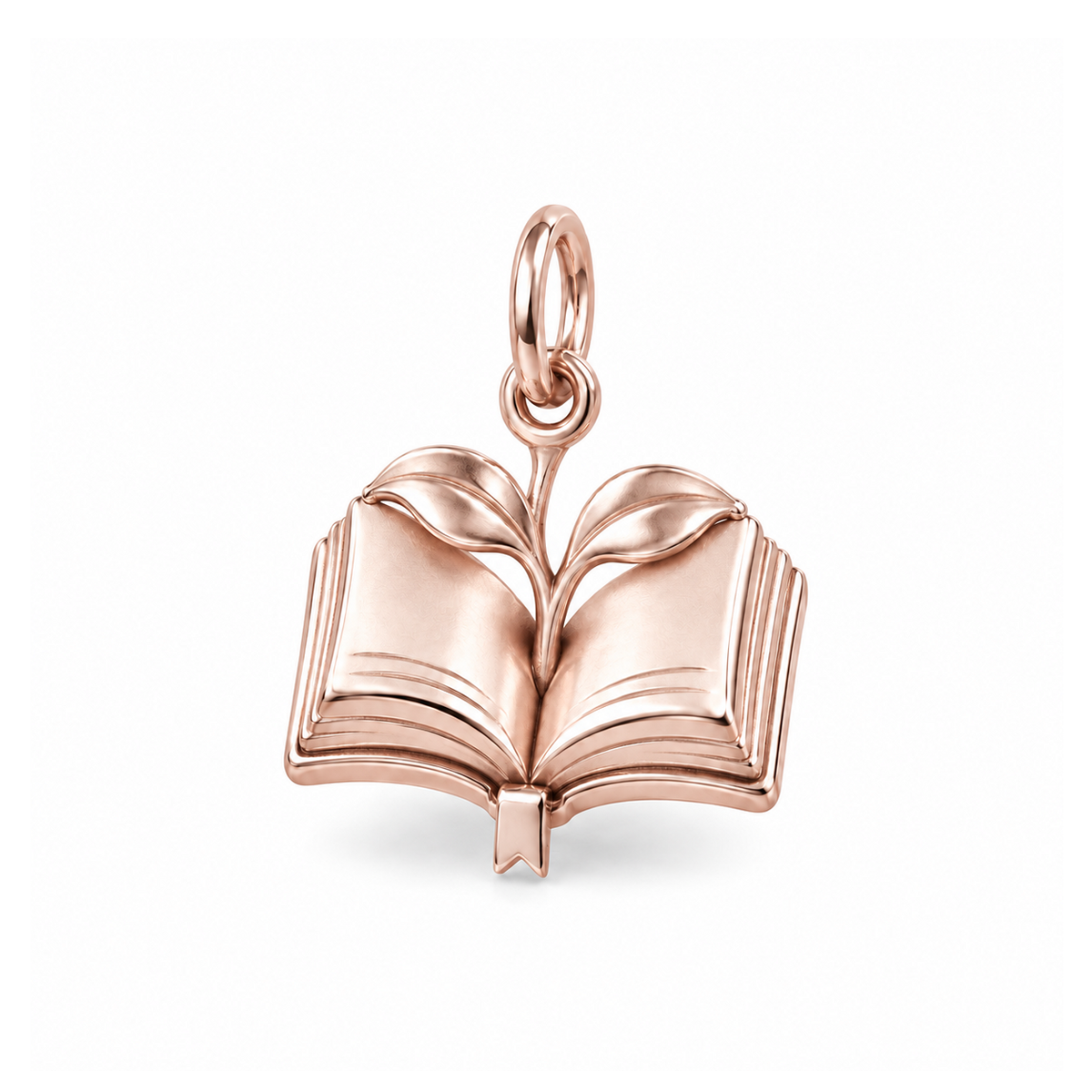 New Chapter Book Charm — Rose Gold | charm-topics-remaining-444-2026-09-14 | topic-401