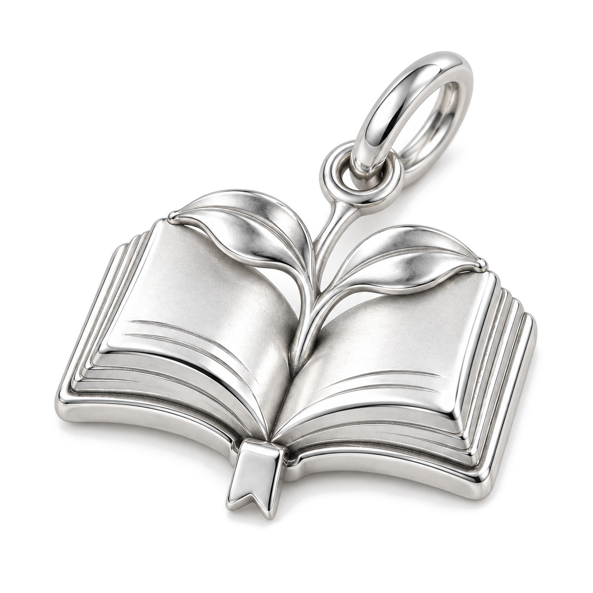 New Chapter Book Charm — Silver Super Macro | charm-topics-remaining-444-2026-09-14 | topic-401