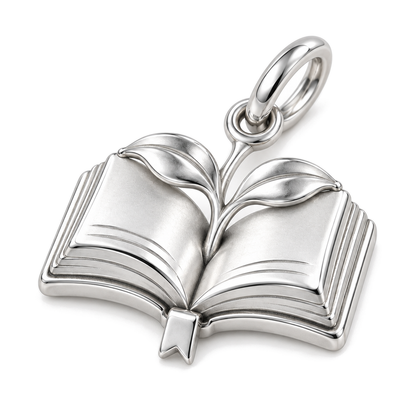 New Chapter Book Charm — Silver Super Macro | charm-topics-remaining-444-2026-09-14 | topic-401