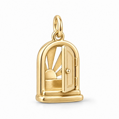 New Dawn Charm — Gold | charm-topics-remaining-444-2026-09-14 | topic-201