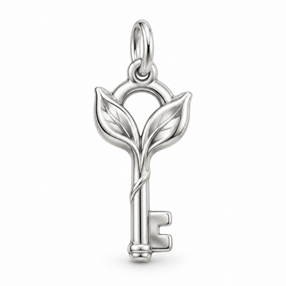 New Day Key Charm — Silver | charm-topics-remaining-444-2026-09-14 | topic-203
