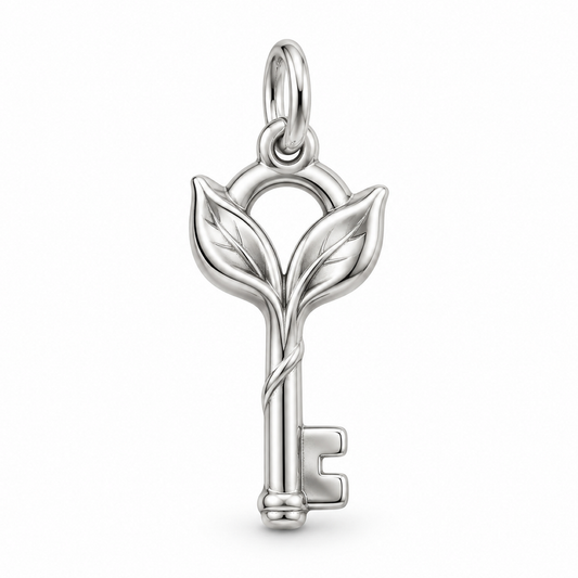 New Day Key Charm — Silver | charm-topics-remaining-444-2026-09-14 | topic-203