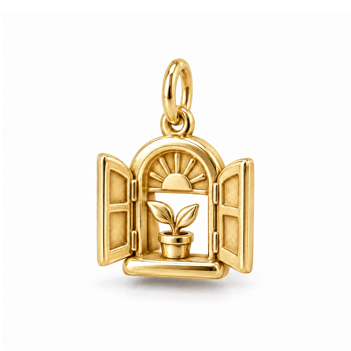 New Light Window Charm — Gold | charm-topics-remaining-444-2026-09-14 | topic-328