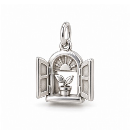New Light Window Charm — Silver | charm-topics-remaining-444-2026-09-14 | topic-328