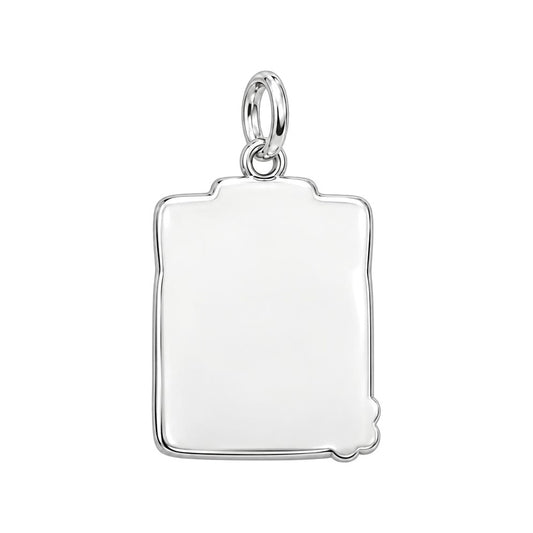 New Plan Clipboard Charm Bracelet – Personalized Bestie Gift – back of the charm, engraving area