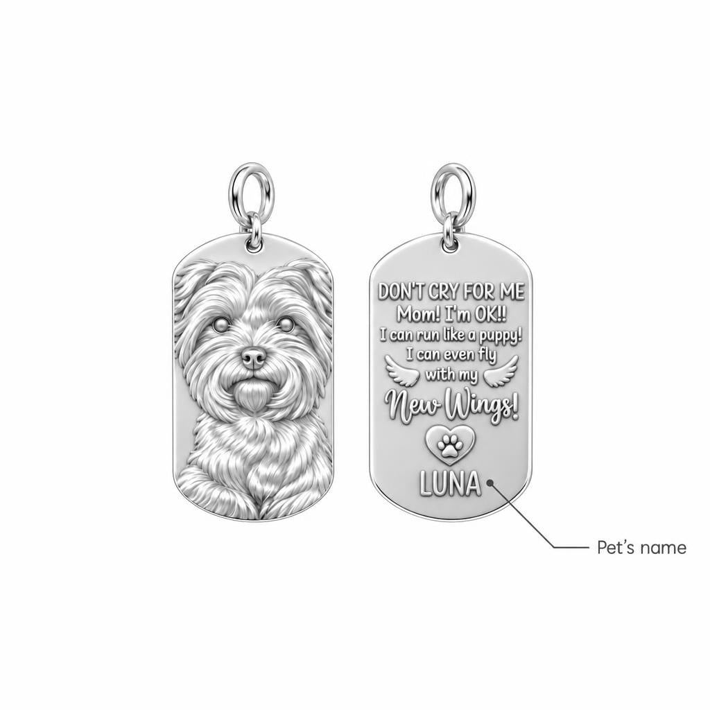 New Wings Pet Portrait Charm Bracelet – Personalized Dog Mom Gift – personalization guide