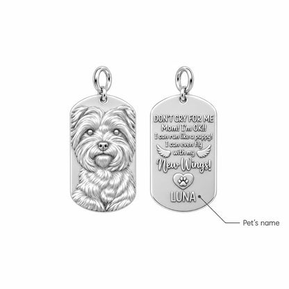 New Wings Pet Portrait Charm Bracelet – Personalized Dog Mom Gift – personalization guide