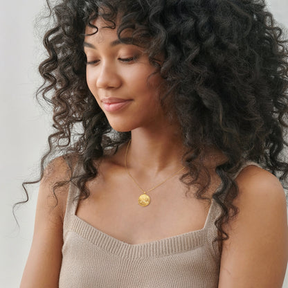 Soulyshine Eternal Presence Personalized Memorial -  Upload Photo Necklace in Sterling Silver/14K Gold Vermeil