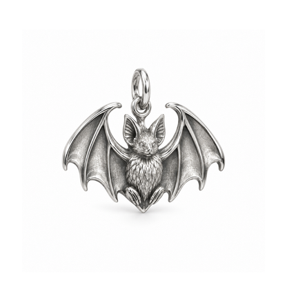 Night Guardian Bat Charm — Silver | charm-topics-remaining-444-2026-09-14 | topic-152